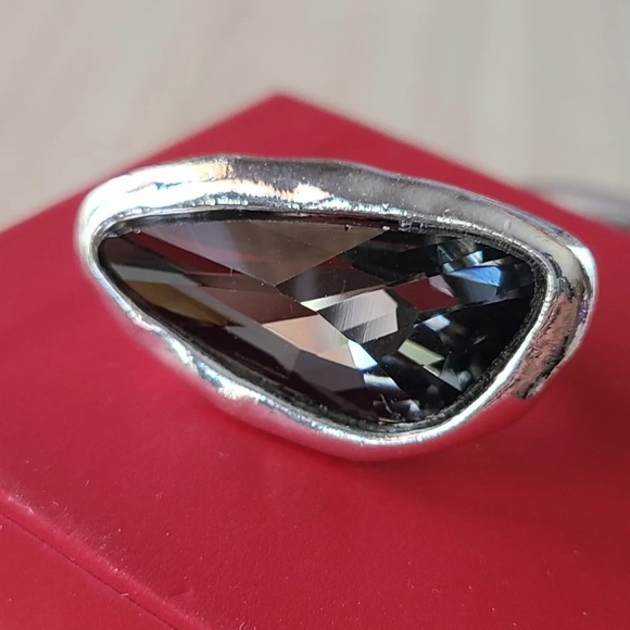 NOCTURNA - Bohemian Ring - Smoke gray crystal - Picture 7 of 15